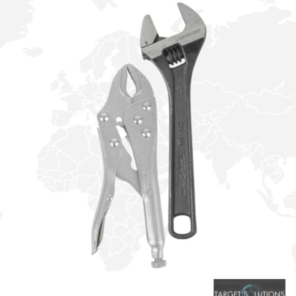 PLIER LOCKING 170MM TC570170 C/W SHIFTING SPANNER 150MM TC52006
